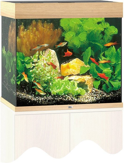 Juwel Lido 120 LED Komplett Aquarium ohne Schrank helles holz