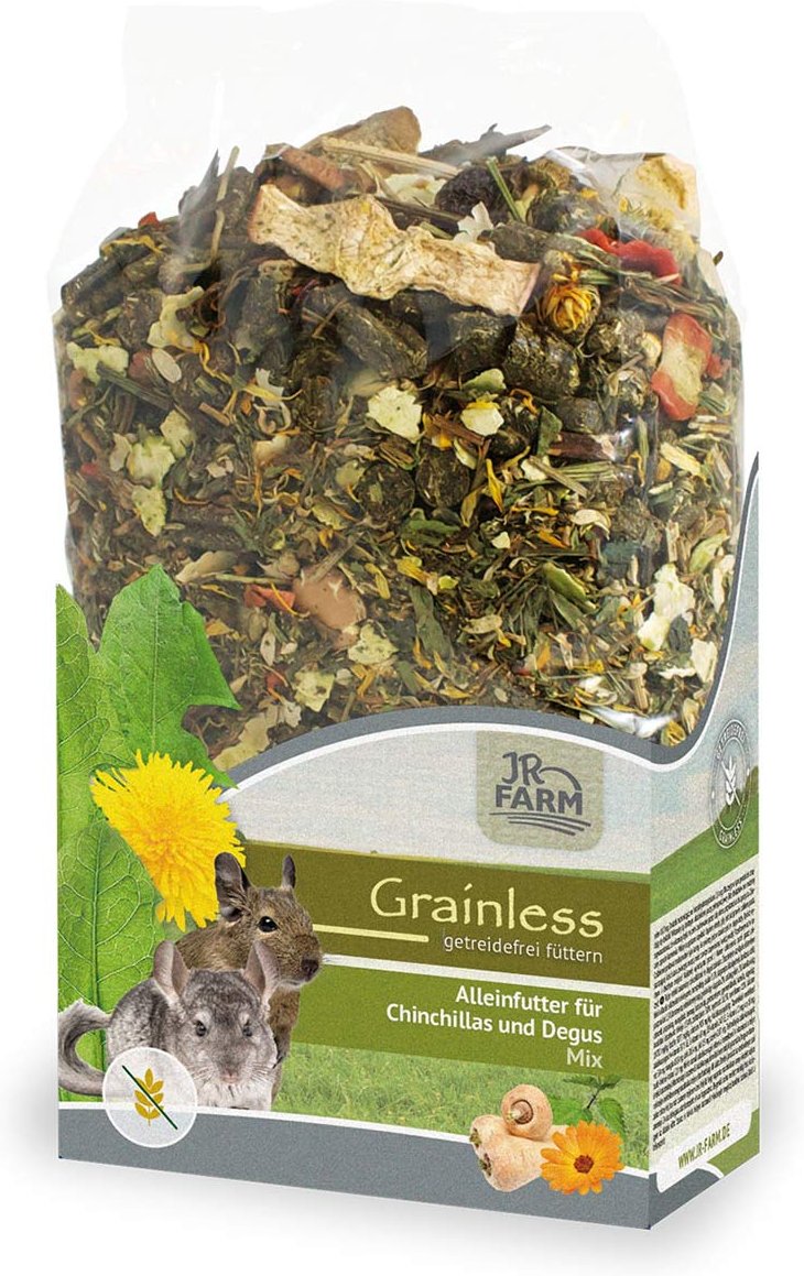 JR Farm Grainless Mix Chinchilla & Degu 650g