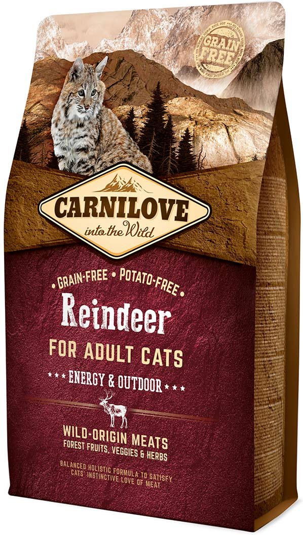 Carnilove Cat Adult - Reindeer / Energy & Outdoor 2kg
