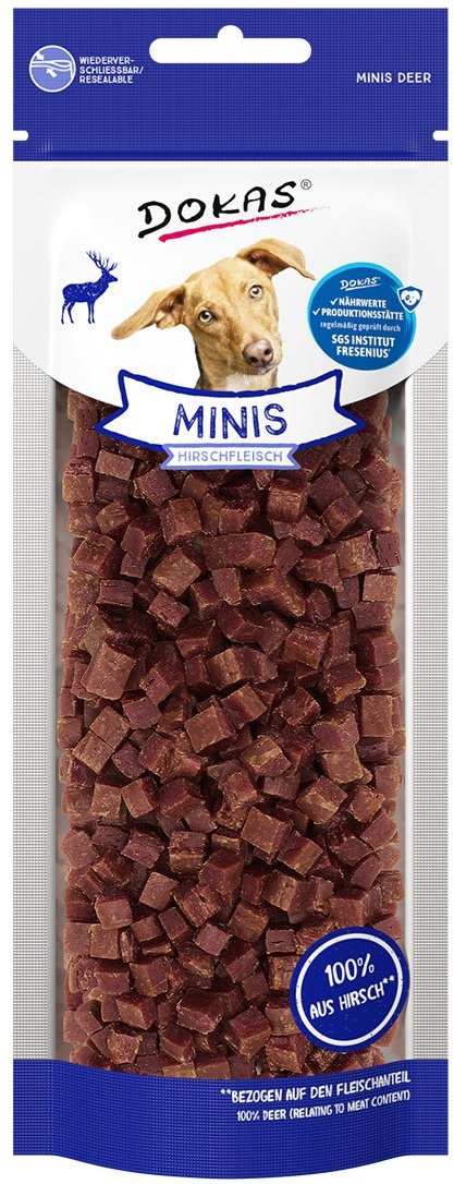 Dokas Minis Hirschfleisch 60g