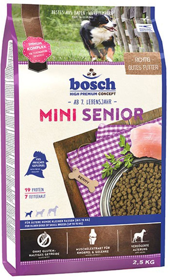 Bosch Hundefutter Mini Senior 2,5kg