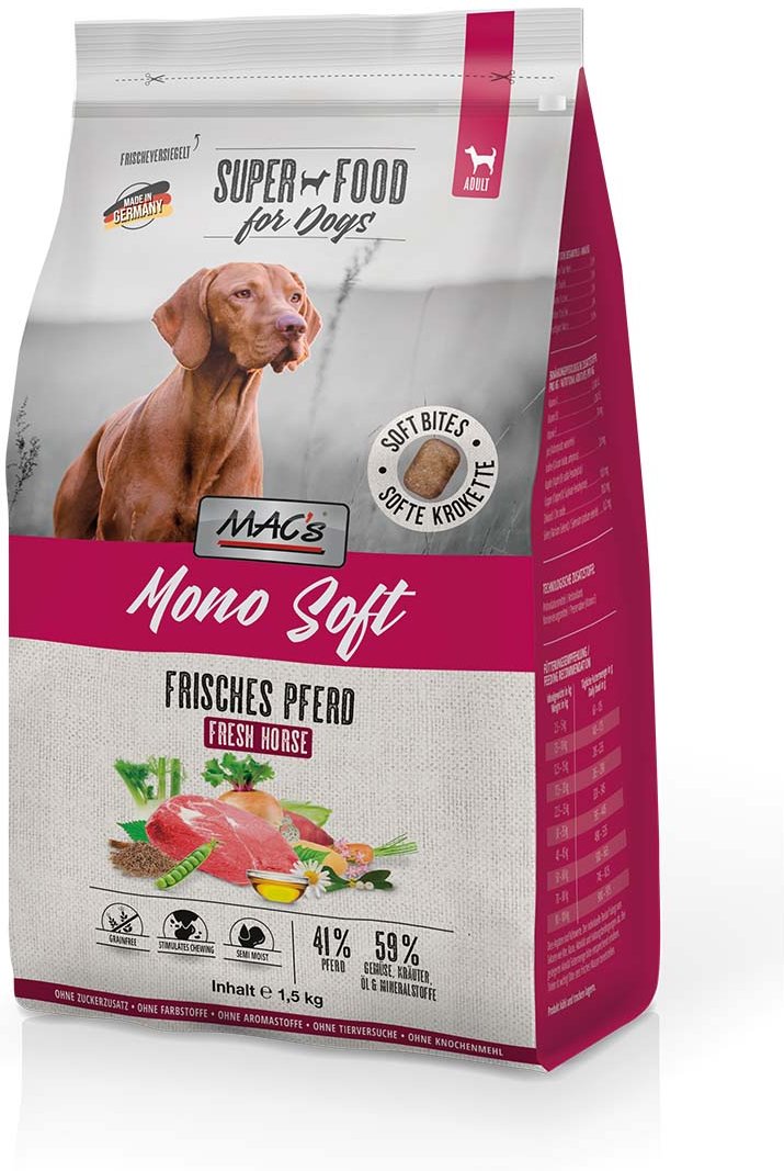 MAC's Dog Mono Soft Frisches Pferd 1,5 kg