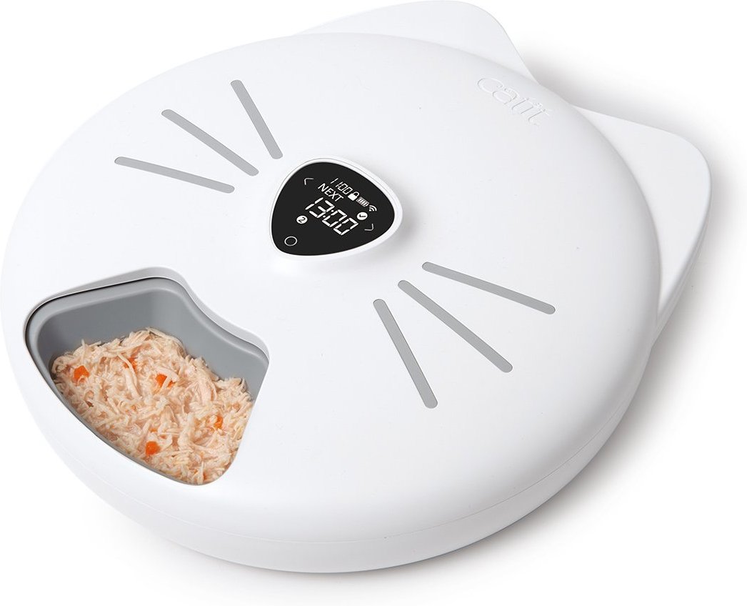 Catit Pixi Smart 6-Meal Futterautomat inkl. 2 Kühlakkus