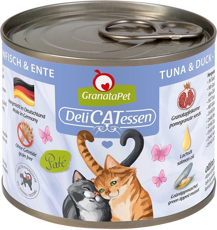 GranataPet Katze - Delicatessen Dose Thunfisch & Ente 6x200g