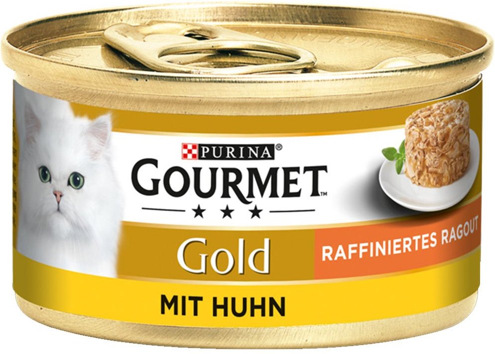 GOURMET Gold Raffiniertes Ragout mit Huhn 48x85g