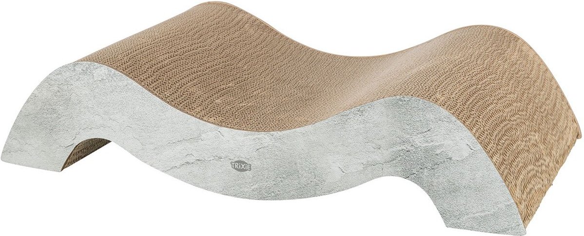 Trixie Kratzwelle XXL grau 64×14×37 cm