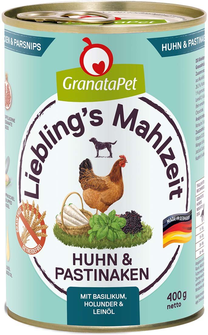 GranataPet Liebling's Mahlzeit Huhn und Pastinaken 6x400g
