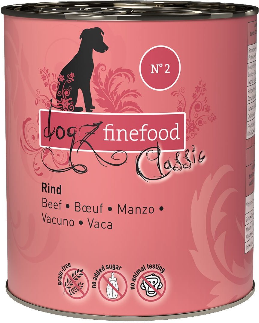 dogz finefood No. 02 Rind 12x800g