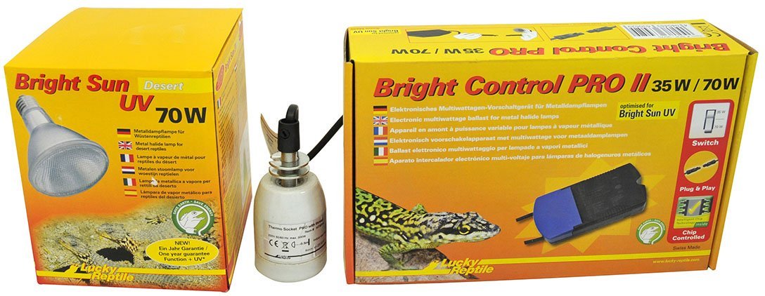 Lucky Reptile Bright Sun UV 70 W Komplettset Desert