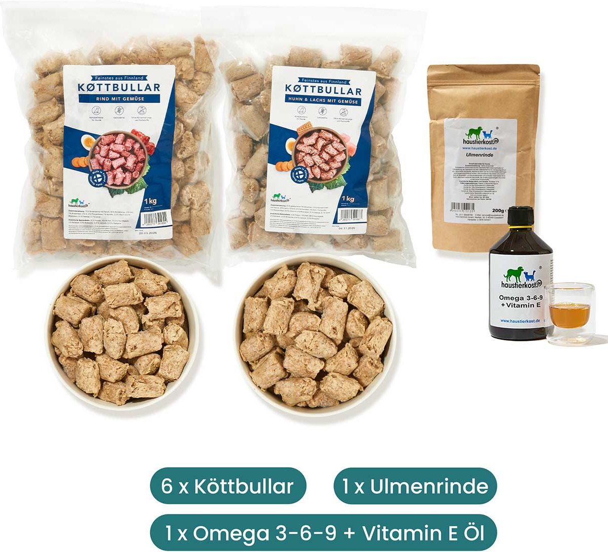 Haustierkost Einsteigerpaket für kleinste Hunde