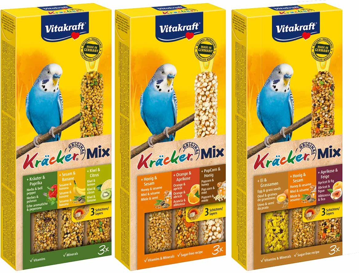 Vitakraft Kräcker Mixpaket Trio 6x3 Stück