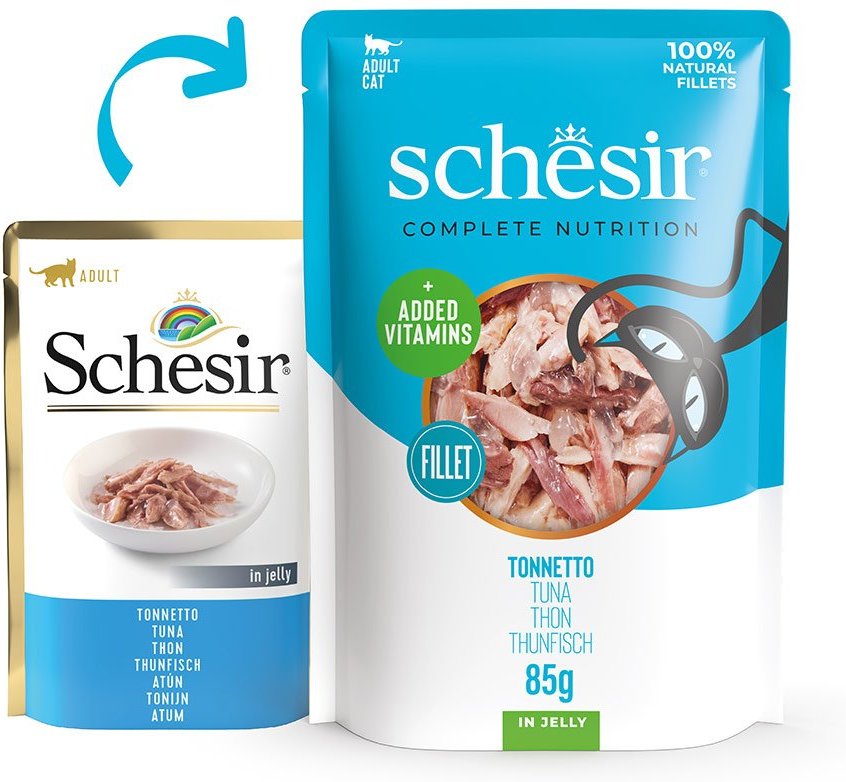 Schesir Cat Complete Thunfisch in Jelly 12x85 g