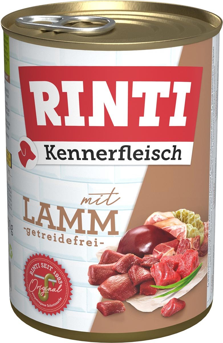 Rinti Kennerfleisch mit Lamm 24x400g