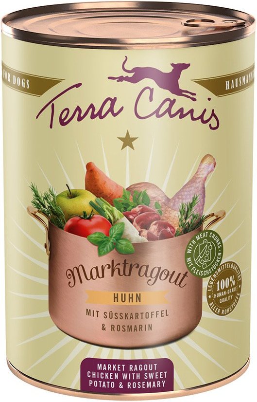 Terra Canis Marktragout Huhn mit Süßkartoffel 6x385g