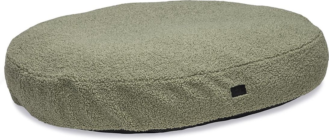 Designed by Lotte Hundekissen YNDIS oval grün 115x85x15cm