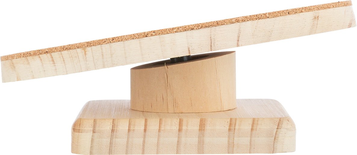 Trixie Kleintier Laufteller aus Holz/Kork ø 22 cm
