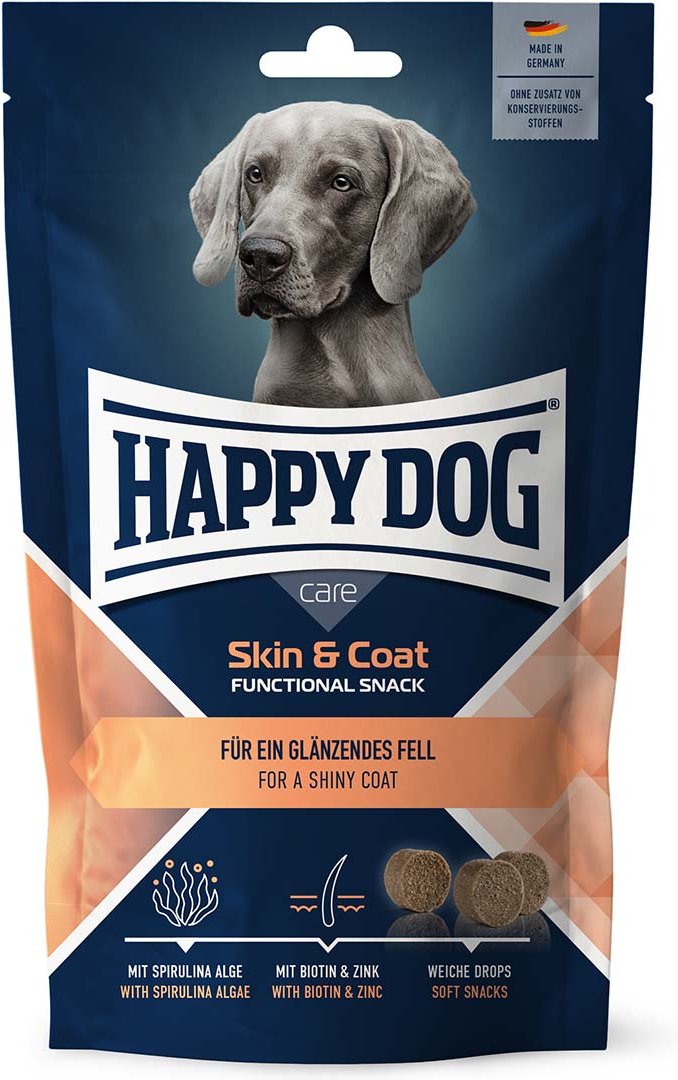 Happy Dog Care Snack Skin & Coat 100g