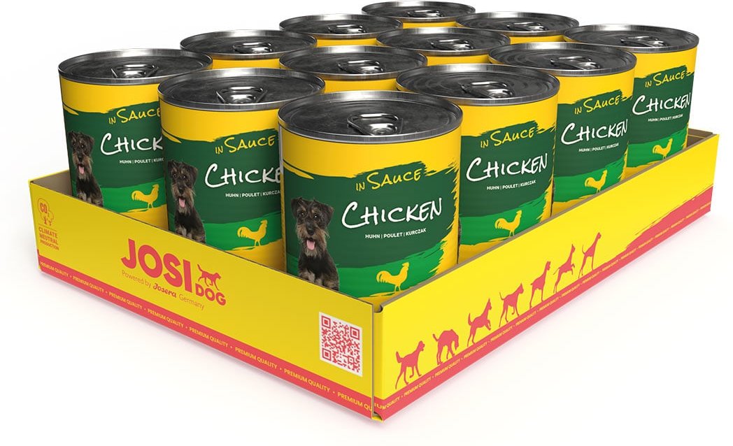 JosiDog Chicken in Sauce 12x415g