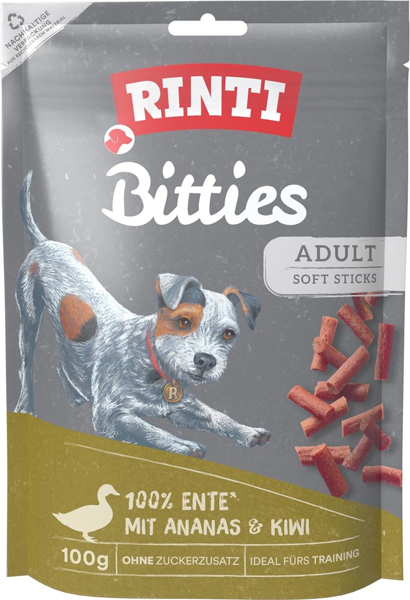 RINTI Bitties Ente mit Ananas & Kiwi 12x100 g