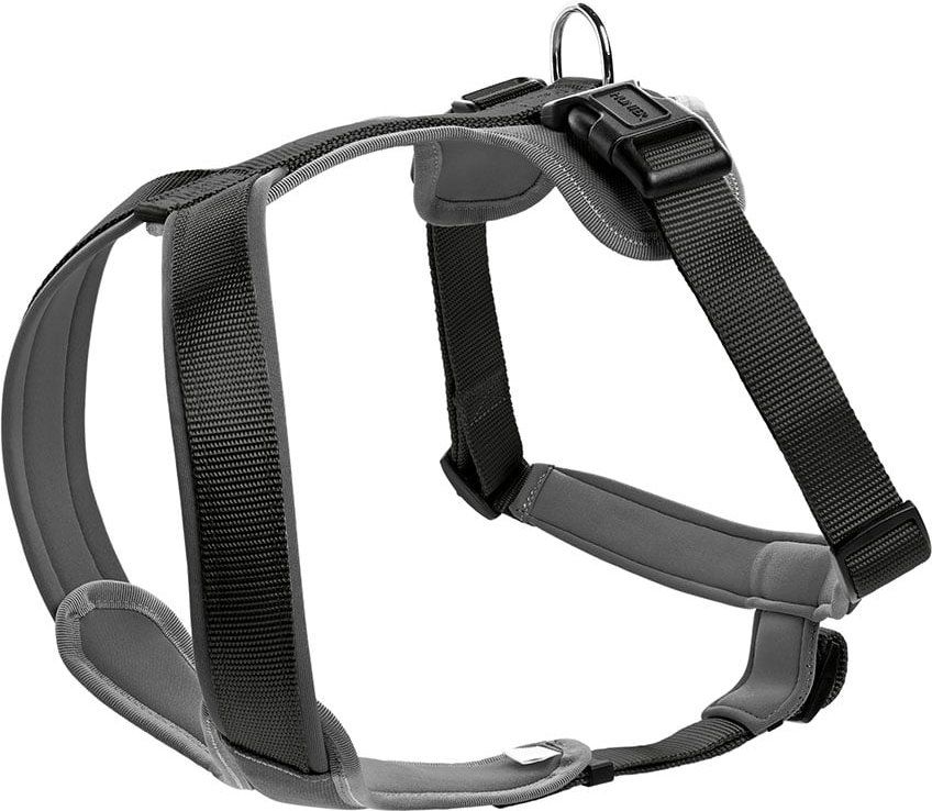 Hunter Geschirr Neopren schwarz/grau 73-94/L