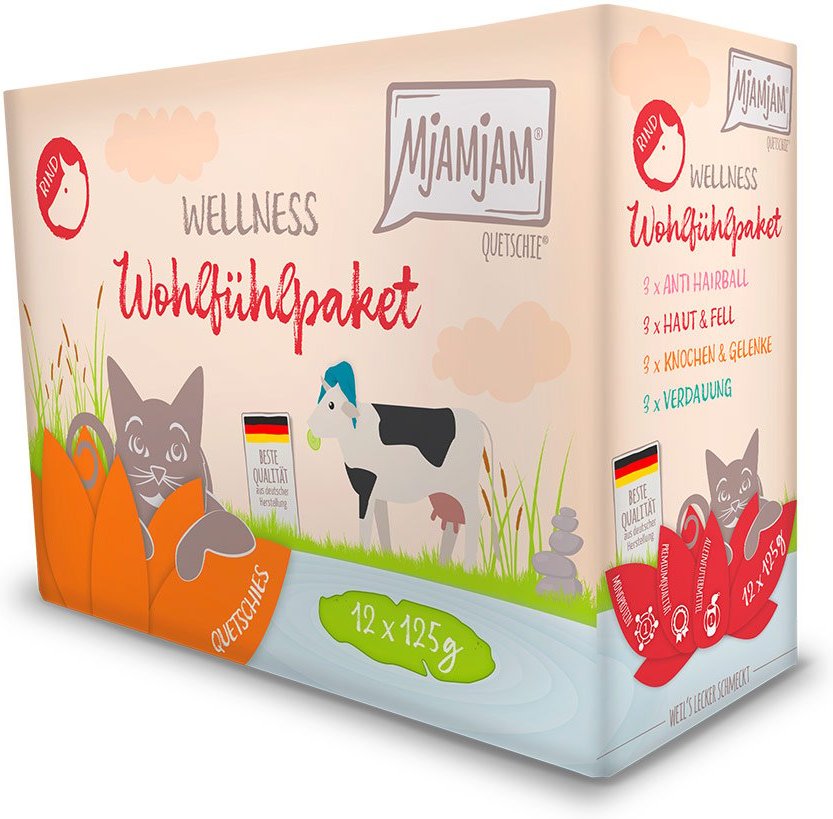 MjAMjAM Wellness Wohlfühlpaket Rind 12x125g