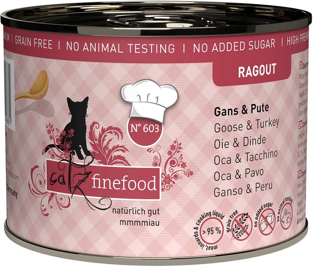 catz finefood Ragout No.603 Gans & Pute 6x190g