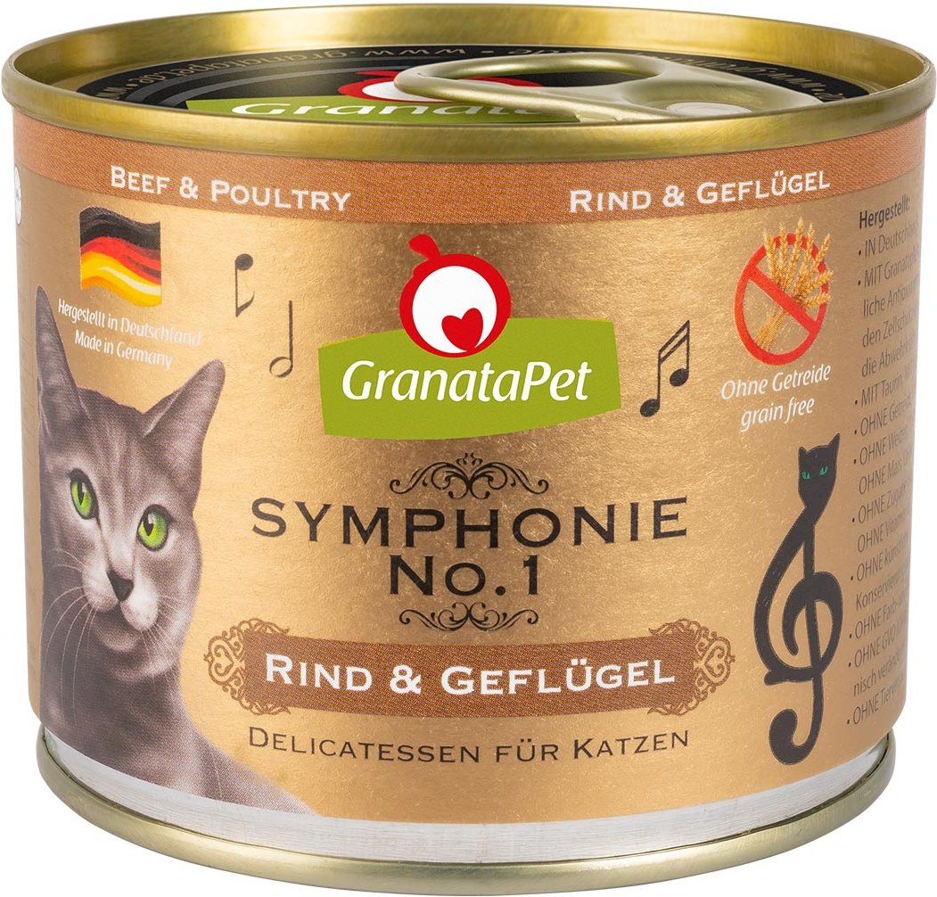GranataPet Symphonie No. 1 Rind & Geflügel 6x200g