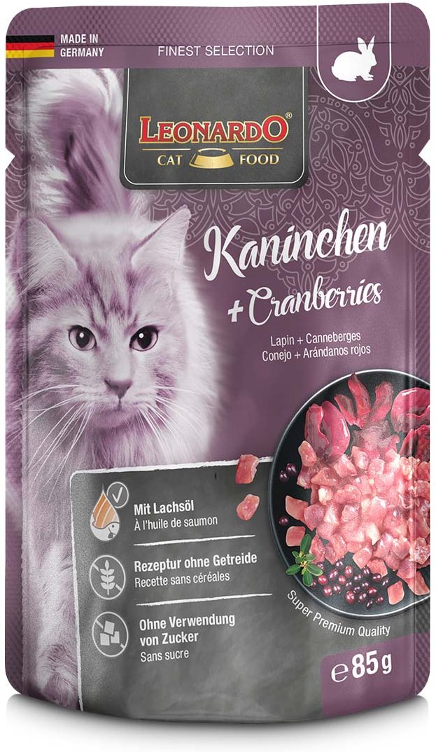 Leonardo Finest Selection Kaninchen und Cranberries 32x85g