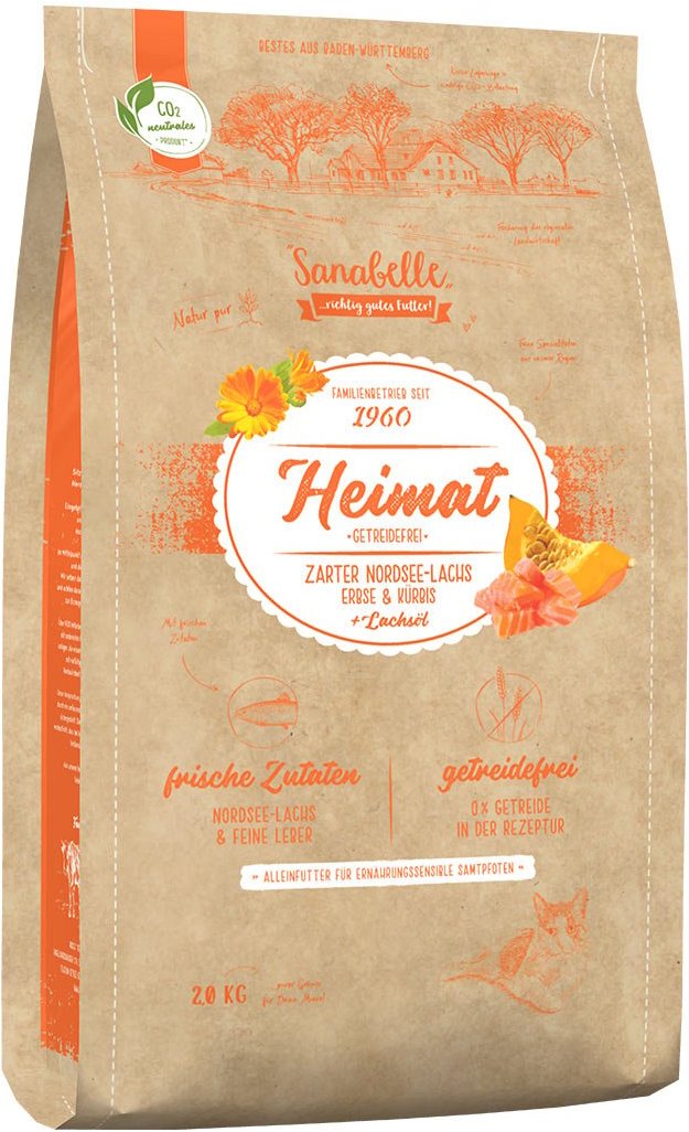 Sanabelle Heimat Getreidefrei Nordsee-Lachs 4x2kg