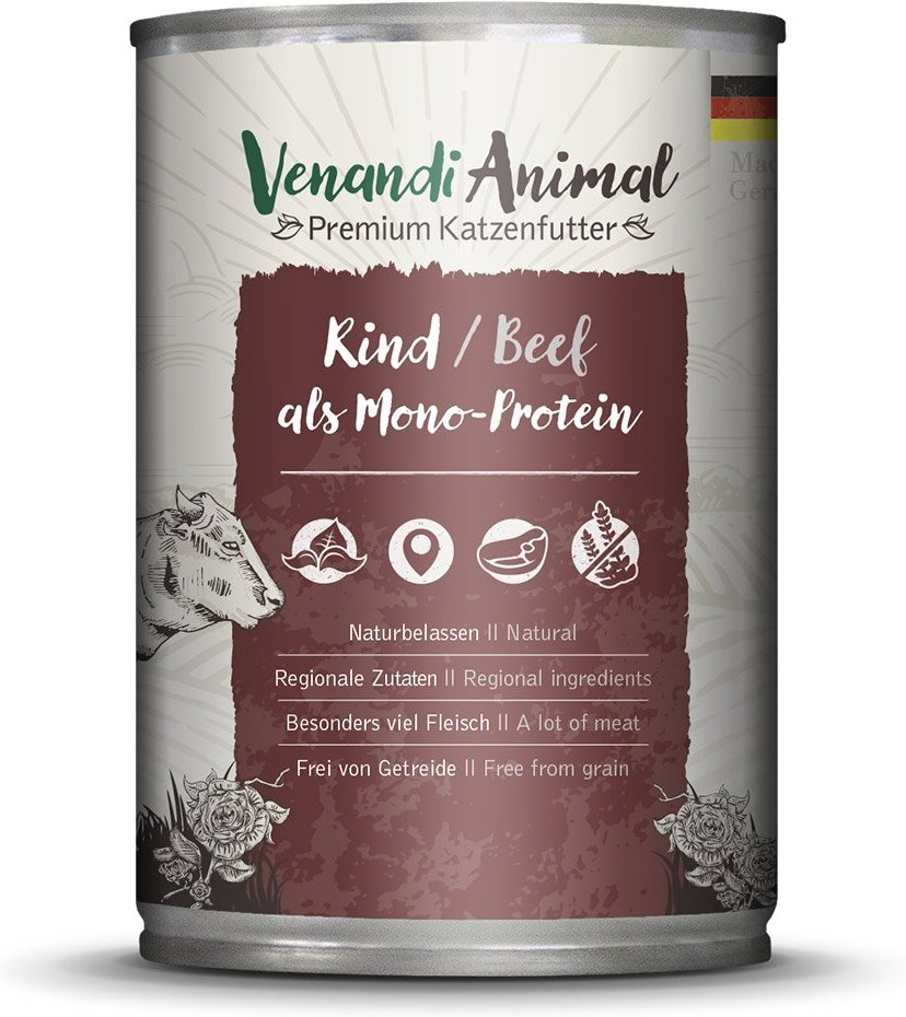 Venandi Animal - Rind als Monoprotein 24x400g