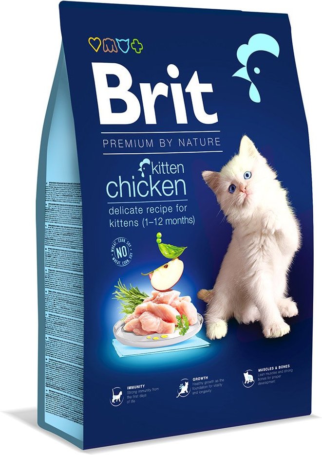 Brit Premium by Nature Kitten Chicken 8 kg