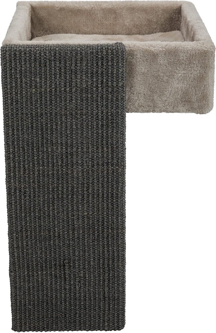 Trixie Bett für Regale mit Kratzbrett - lichtgrau