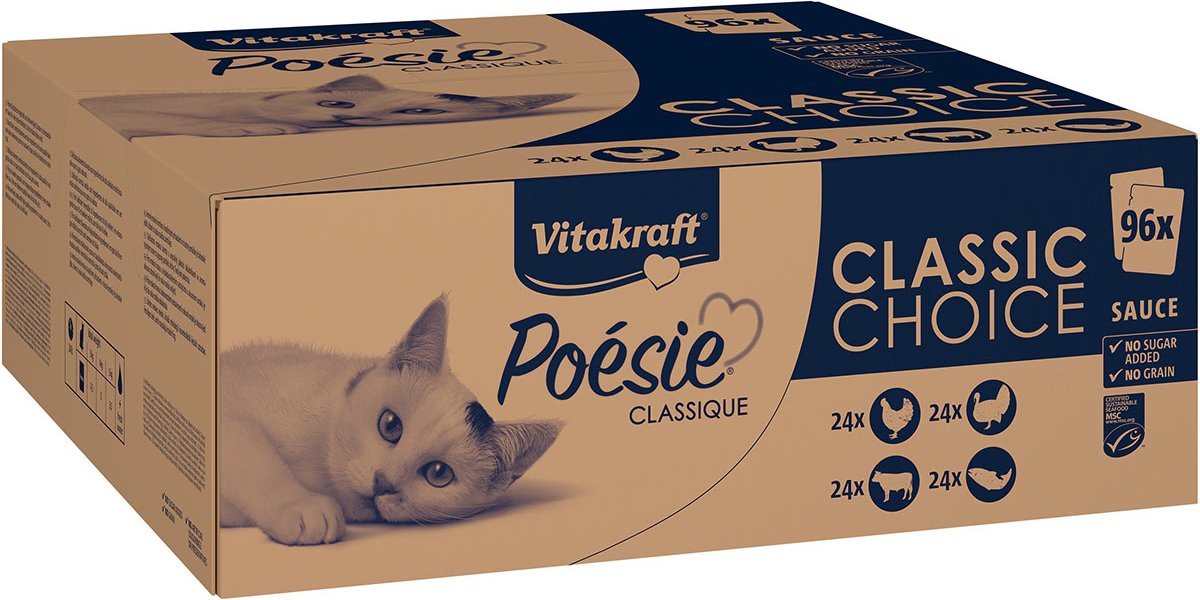 Vitakraft Mega Pack Poésie Classique MSC 96x85g
