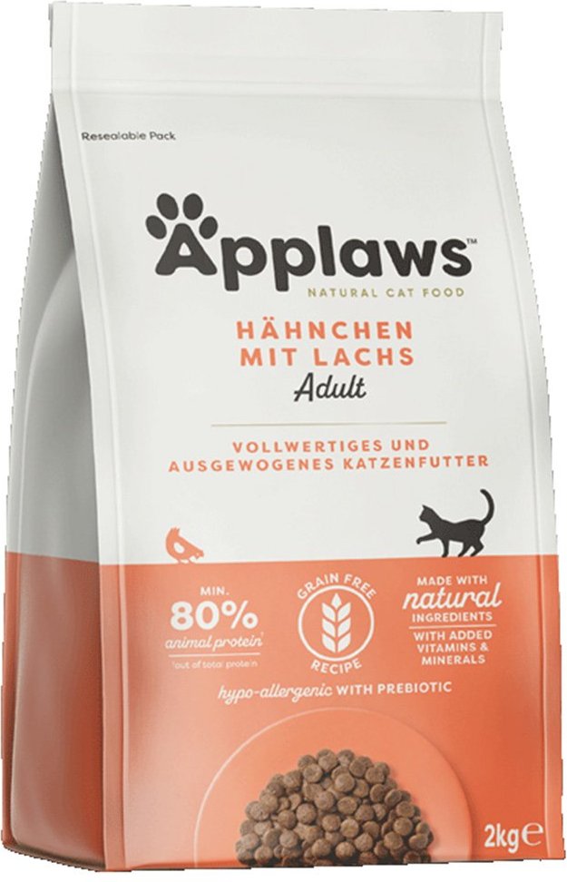 Applaws Cat Hühnchen & Lachs 2kg