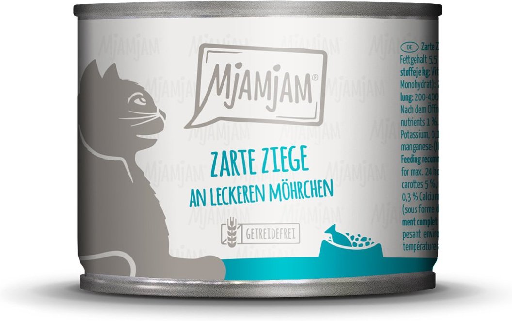 MjAMjAM zarte Ziege an leckeren Möhrchen 6x200g