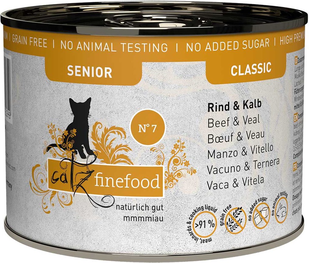catz finefood Senior No.07 Rind & Kalb 6x200g