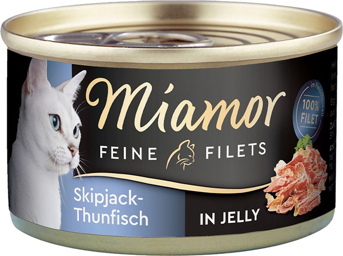Miamor Feine Filets Skipjack-Thunfisch in Jelly 24x100g