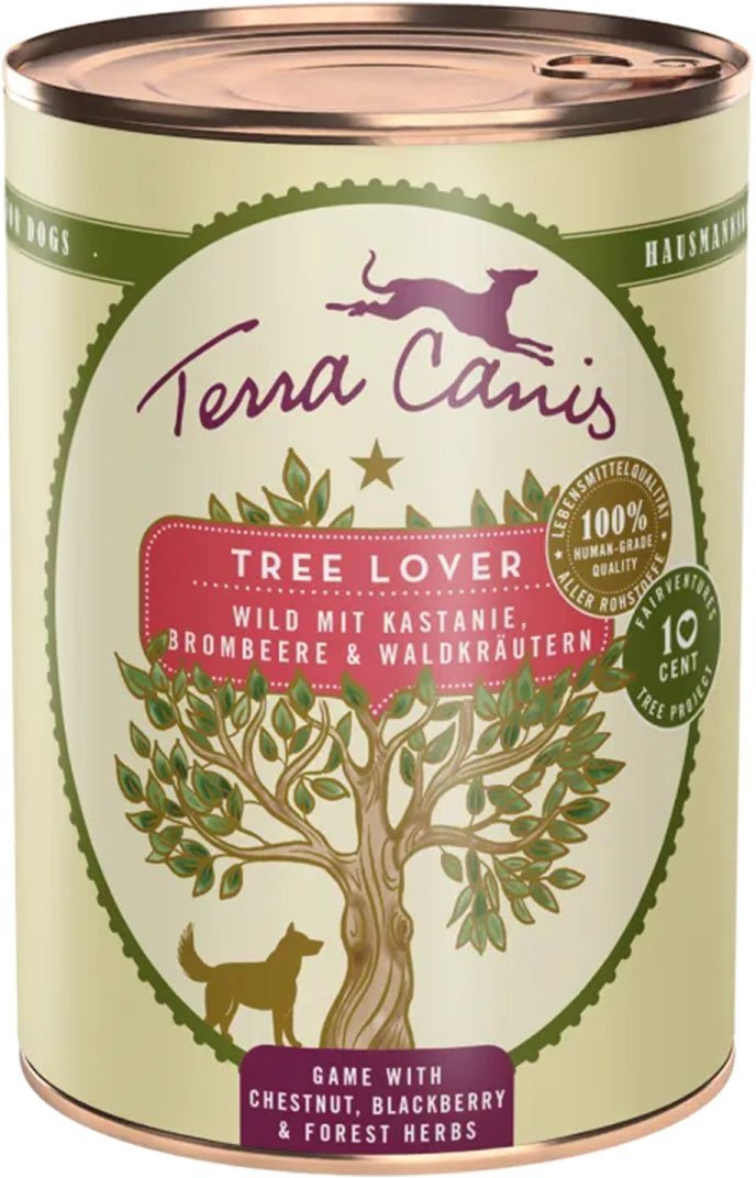 Terra Canis Tree Lover Wild Kastanie Brombeer & Waldkräutern 6x400g