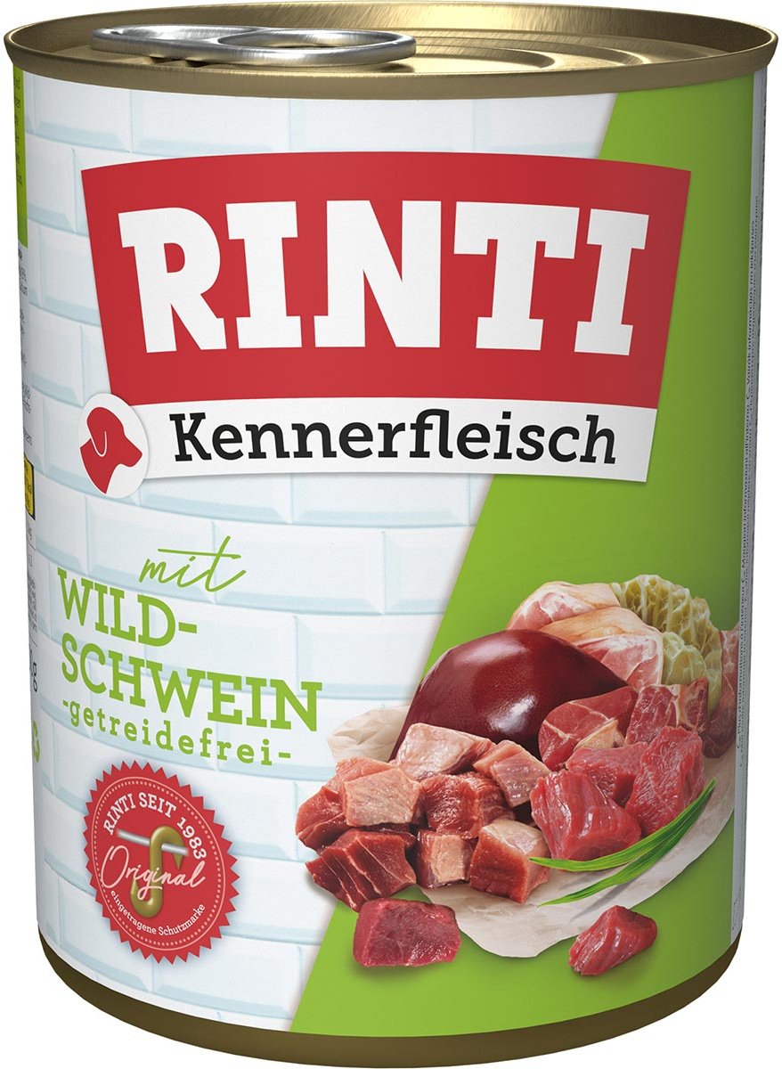 Rinti Kennerfleisch Wildschwein 24x800g