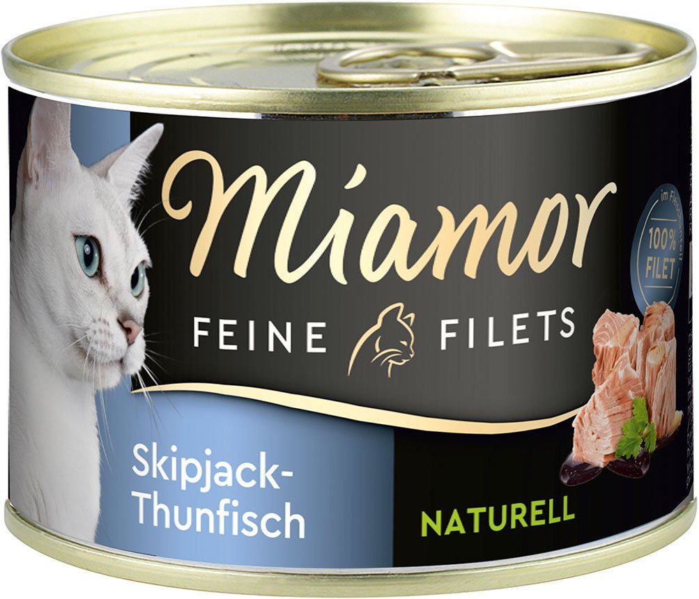 Miamor Feine Filets Naturell Skipjack-Thunfisch 24x156g