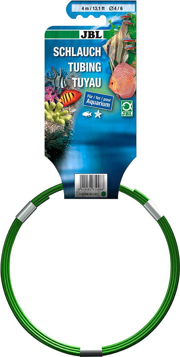 JBL Aquarium Luftschlauch grün 4/6, 4m