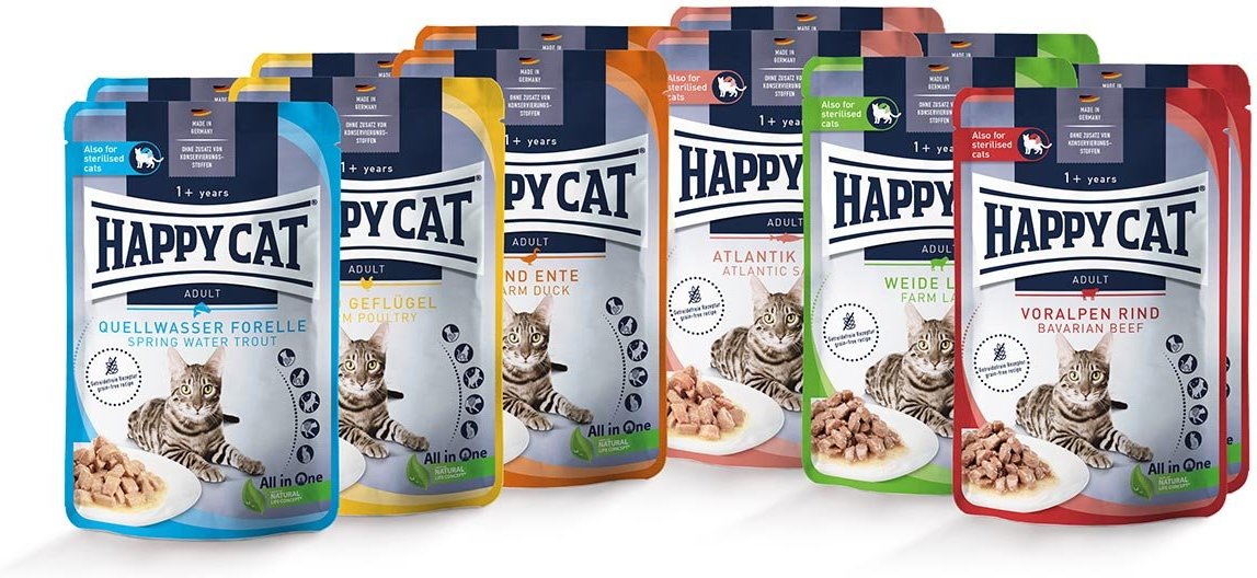 Happy Cat Pouches Mischtray 1 12x85g