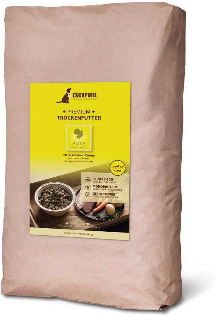 Escapure Pute Premium Trockenfutter Adult 12kg