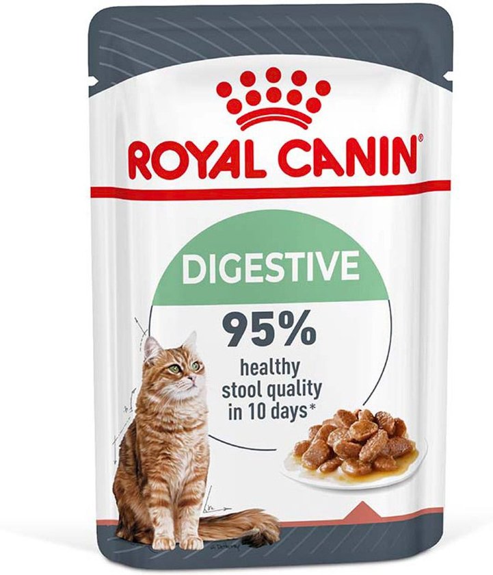 ROYAL CANIN DIGESTIVE CARE Feuchtnahrung für Katzen mit empfindlicher Verdauung 12x85g