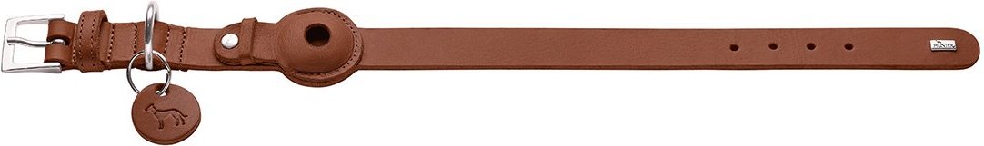 HUNTER Halsband Viborg cognac AirTag Halter 45/S