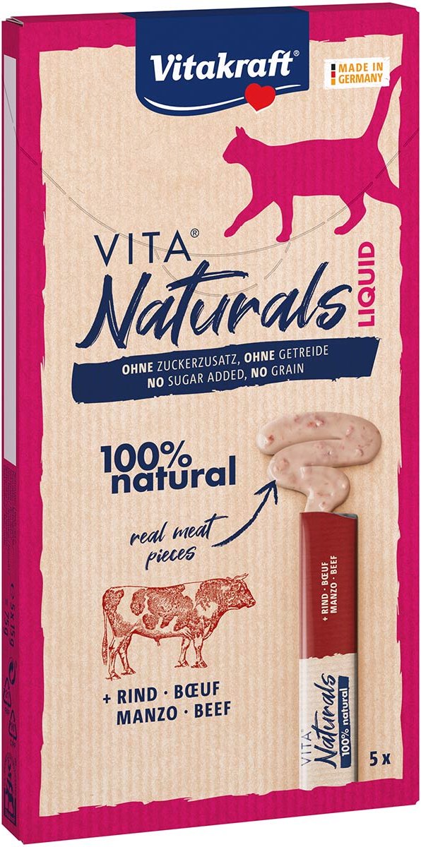 Vitakraft Vita Naturals Liquid Snack Rind 11 x 5 St