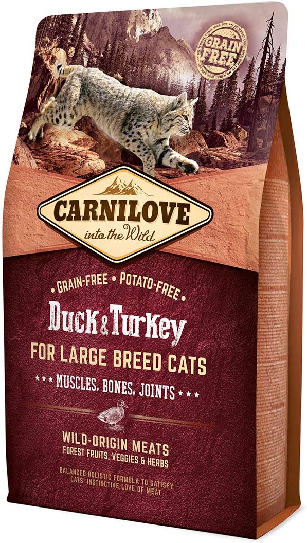Carnilove Cat Adult Large Breed - Duck & Turkey 2kg