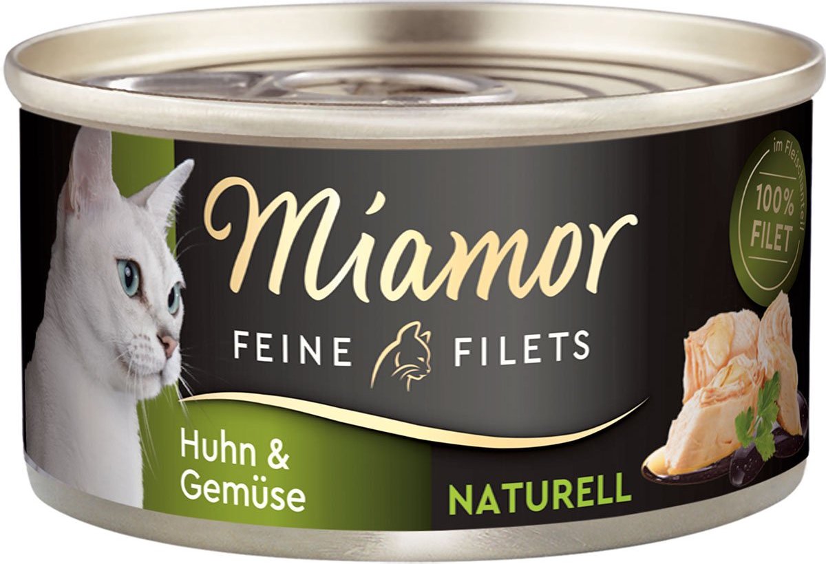 Miamor Feine Filets naturell Huhn & Gemüse 48x80g