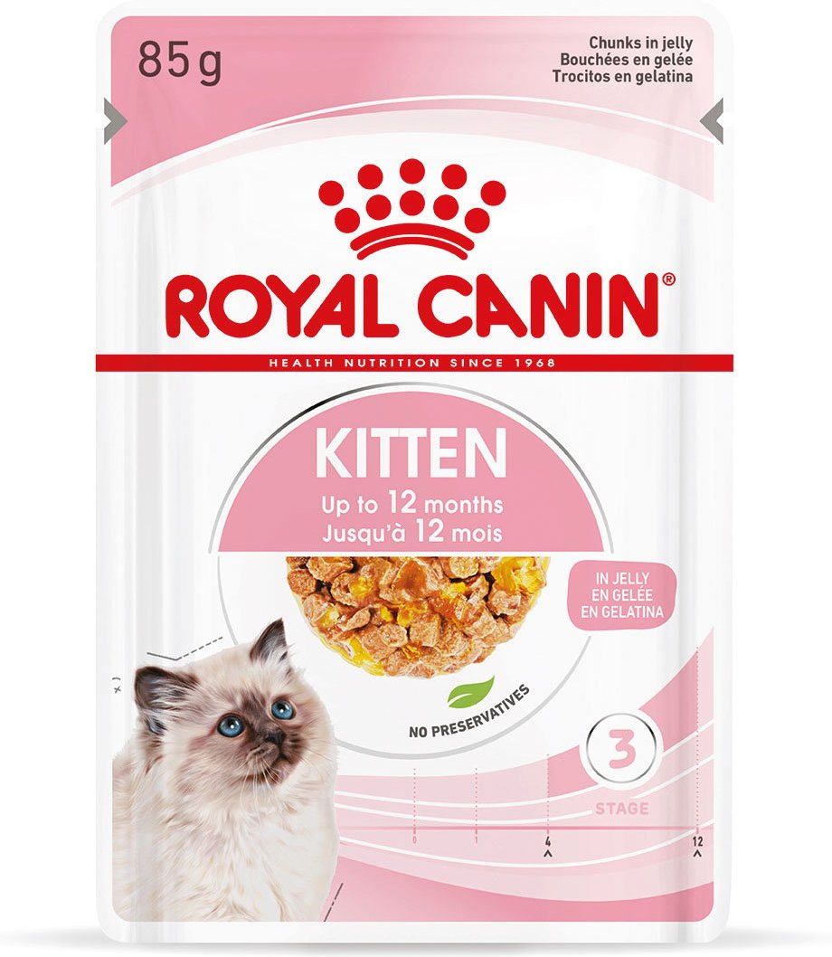 ROYAL CANIN KITTEN Nassfutter in Gelee für Kätzchen 12x85g