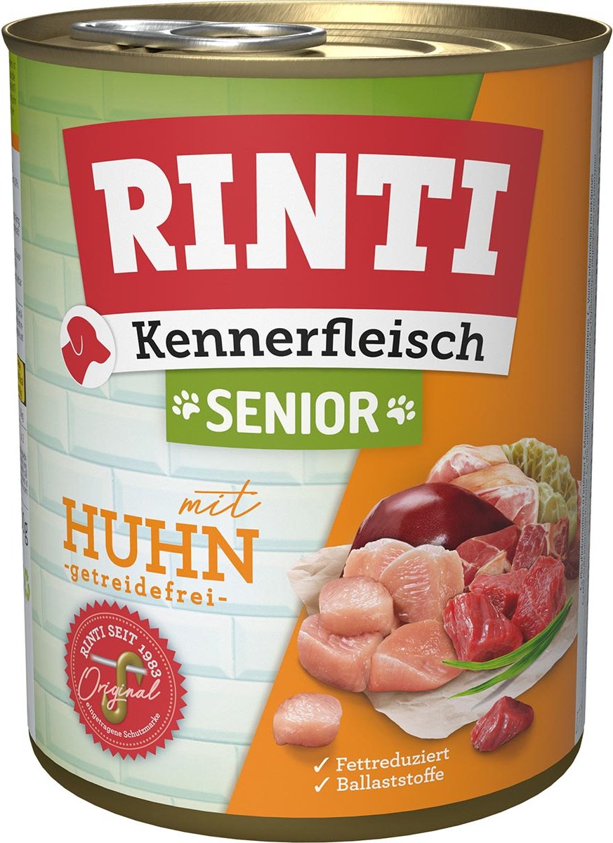 Rinti Kennerfleisch Senior Huhn 24x800g
